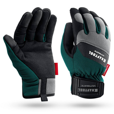 KRAFTOOL  ULTIMATE р.XL (10), профессиональные комбинированные перчатки, работа с сенсорными экранами {11299-XL}